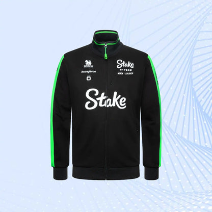 New 2024 Stake F1 Team Kick Sauber Sweat Jacket