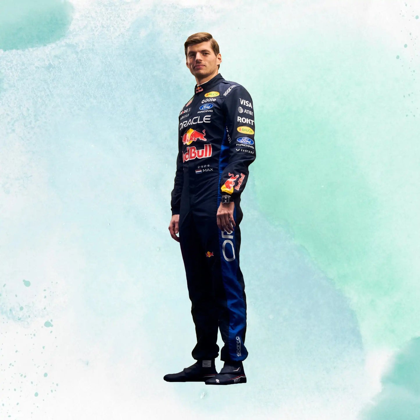 New 2026 Max Verstappen Formula One Red Bull F1 Team Replica Race Suit