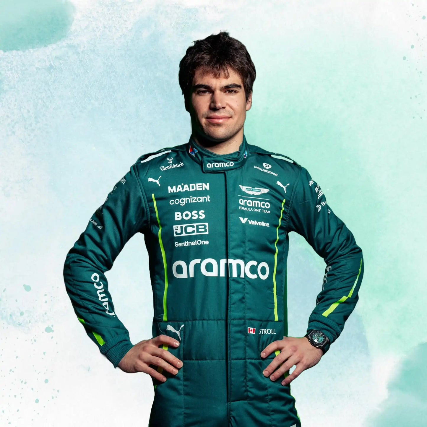 New 2025 Lance Stroll F1 Team Aston Martin Replica Racing Suit