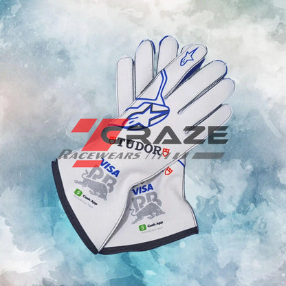 2026 Racing Bulls F1 Team Gloves / New Racing Bulls Visa Cash App RB Replica Racing Gloves