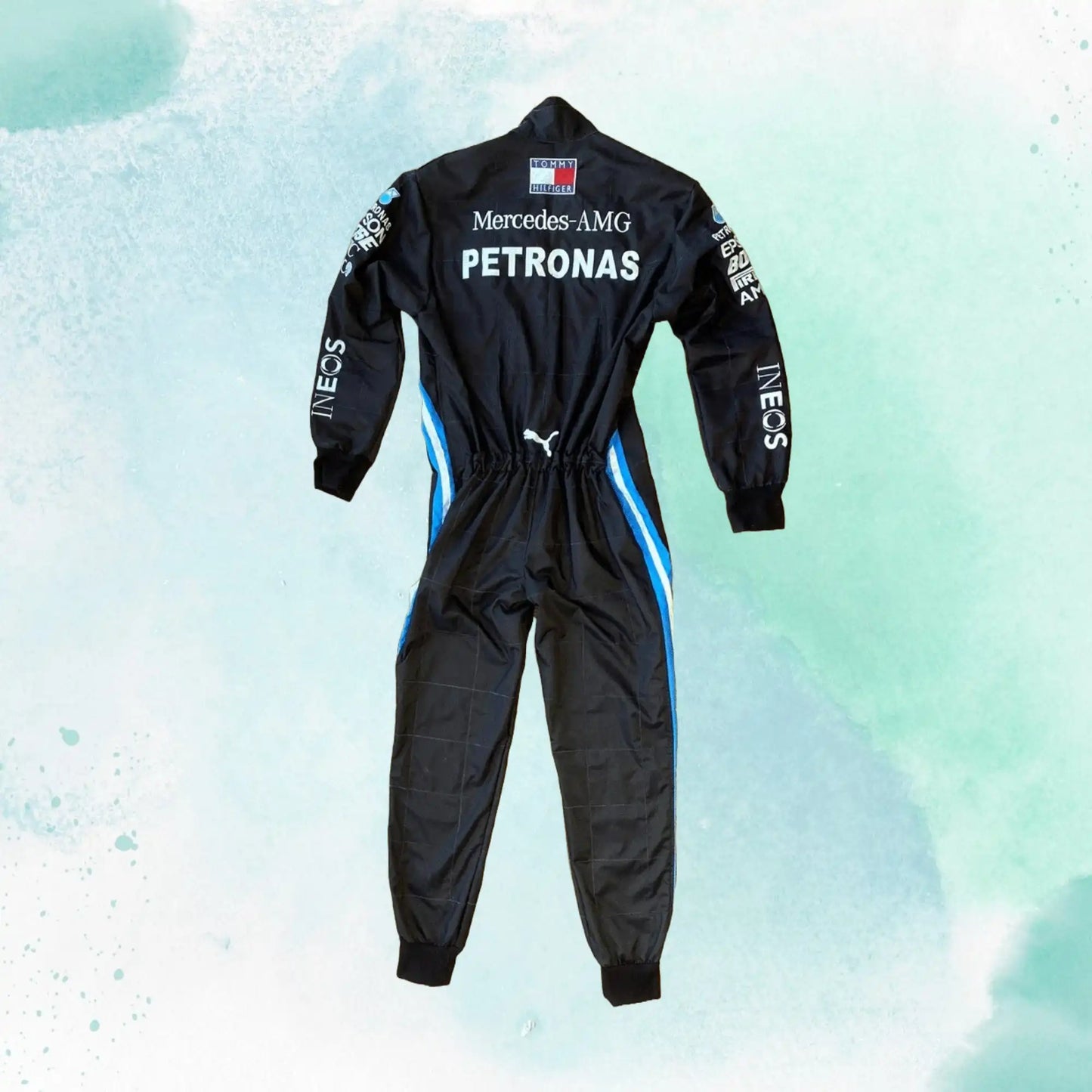 Lewis Hamilton 2022 F1 Mercedes AMG Petronas Replica Embroidery Race Suit