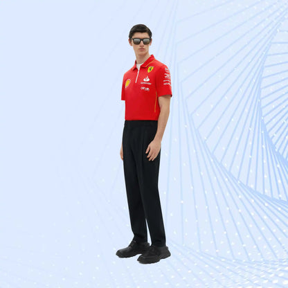 2024 Scuderia Ferrari Team Replica Polo Shirt