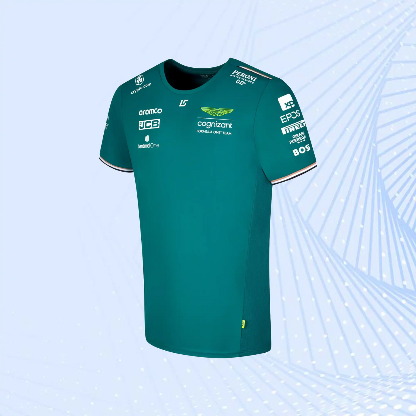 Lance Stroll 2023 Official Aston Martin Aramco Cognizant F1 Team Driver T-Shirt