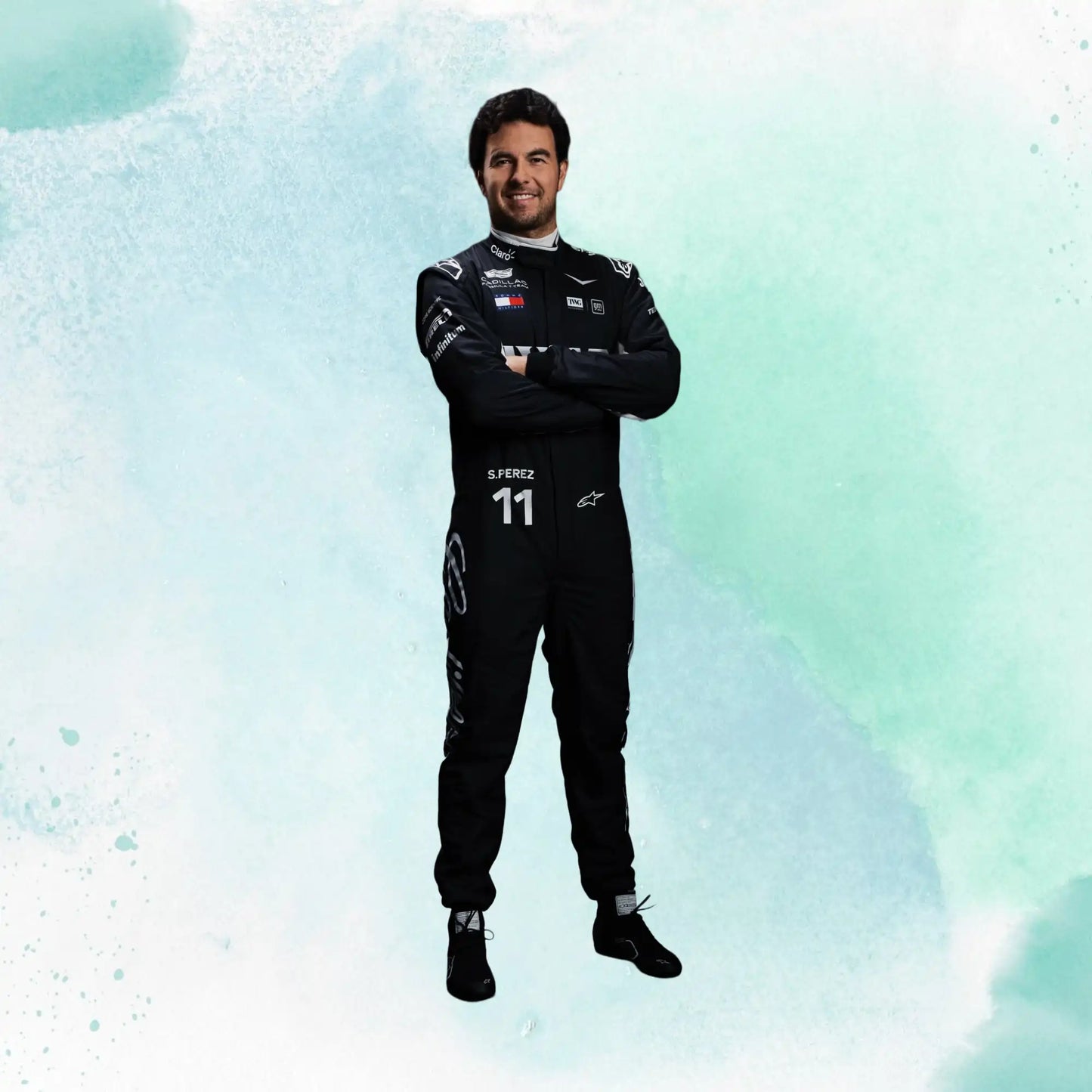 New 2026 Sergio Perez F1 Team Cadillac Formula 1 Team Replica Racing Suit