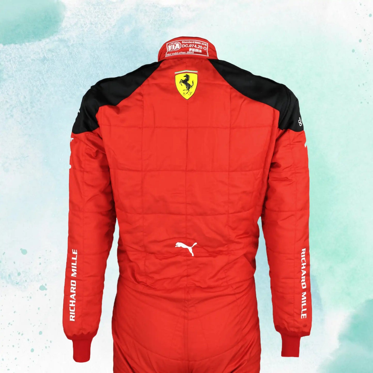 New 2023 Charles Leclerc Formula 1 Team Ferrar Replica Racing Suit