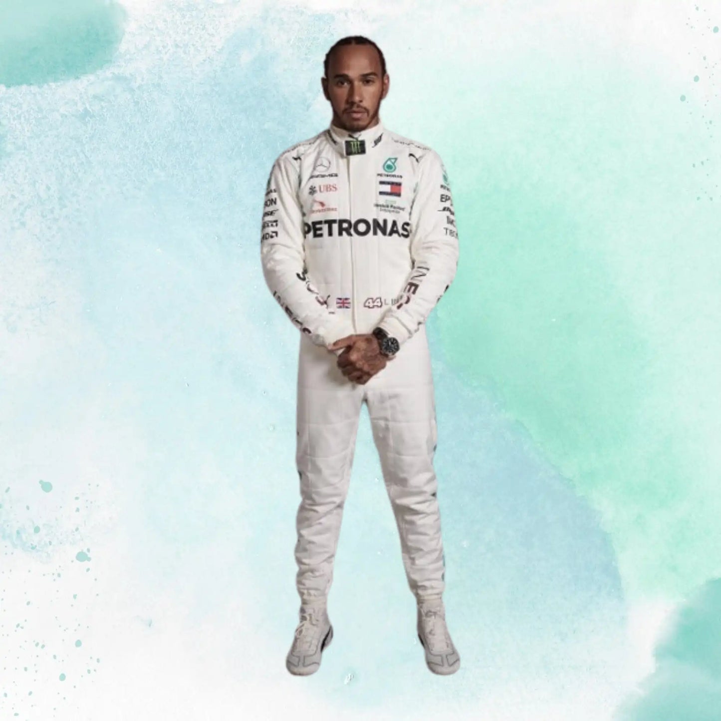 2019 Lewis Hamilton Mercedes Benz AMG Petronas F1 Replica Race Suit
