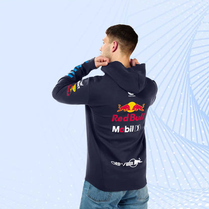 New 2024 Oracle Red Bull Racing F1 Team Replica Zip Hoodie