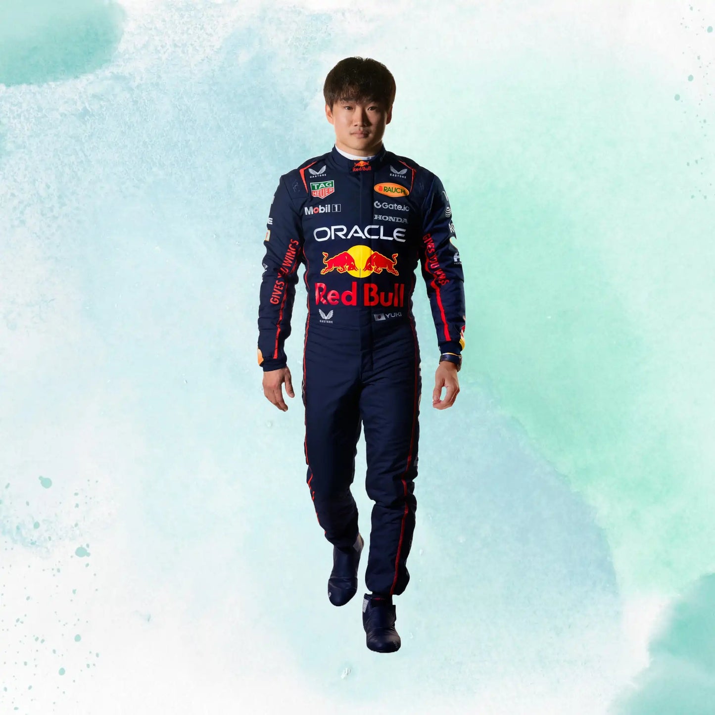 New 2025 Yuki Tsunoda Red Bull Formula One Team Replica F1 Race Suit