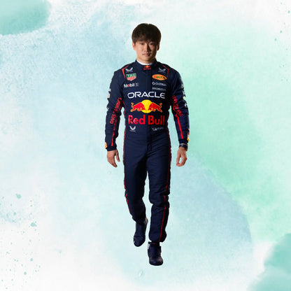 New 2025 Yuki Tsunoda Red Bull Formula One Team Replica F1 Race Suit