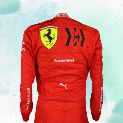 2021 Carlos Sainz Jr Misson Winnow F1 Replica Racing Suit Scuderia Ferrari