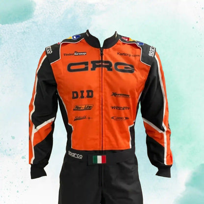 New 2022 CRG Go Kart Overall Sublimation Printed Racing Suit