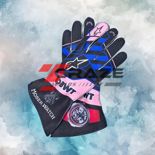 2026 BWT Alpine F1 Team Gloves / New BWT Alpine F1 Gloves Replica Racing Gloves