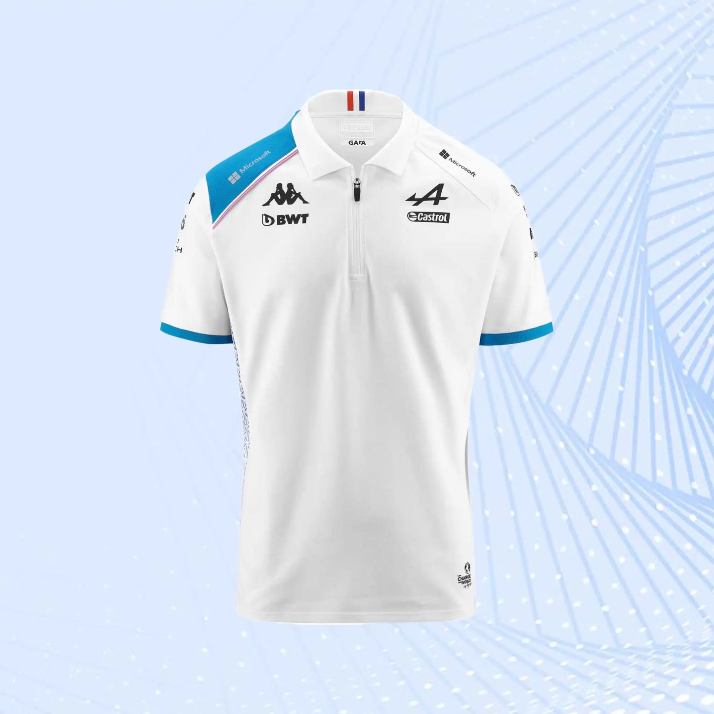 BWT Alpine F1 Team 2023 Polo Shirt - White