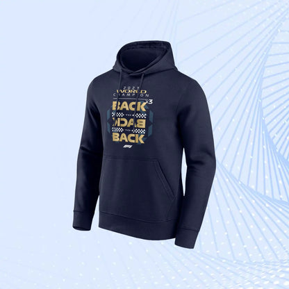 Formula 1 Champion Back To Back Graphic Hoodie - Formula 1 Team Wears