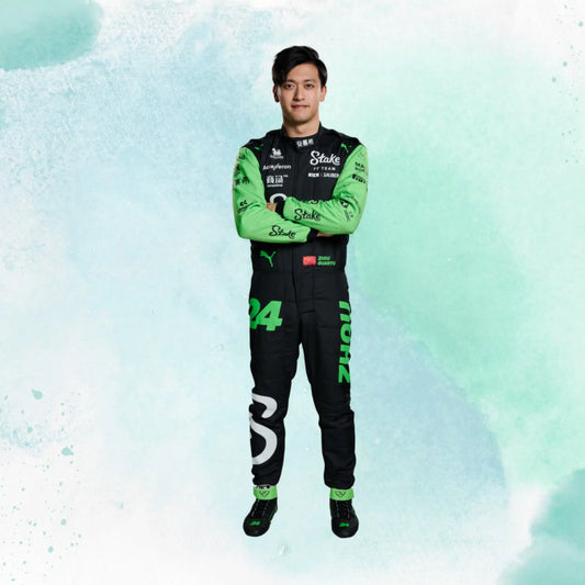 New 2024 Zhou Guanyu Formula One Stake F1 Team Kick Sauber Replica Racing Suit