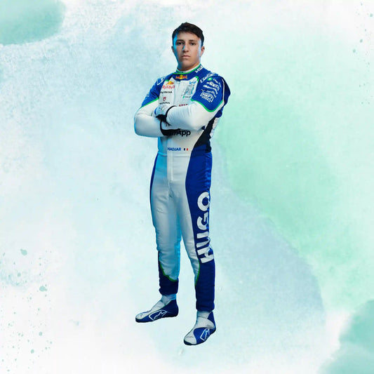 New 2025 Isack Hadjar Visa Cash App RB Formula One Team Replica Racing Suit