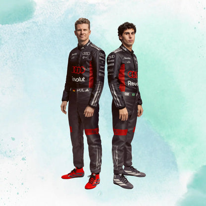 2026 Nico Hulkenberg & Gabriel Bortoleto Formula One Audi Revolut F1 Team Replica Racing Suit