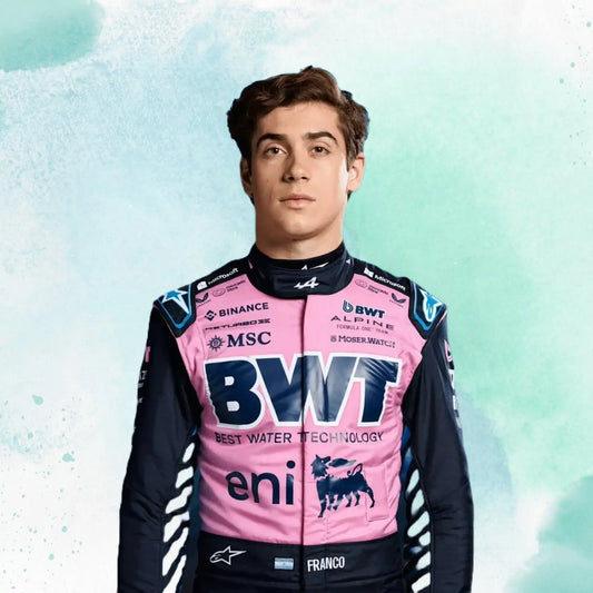 New 2025 Franco Colapinto BWT Alpine F1 Team Replica Racing Suit