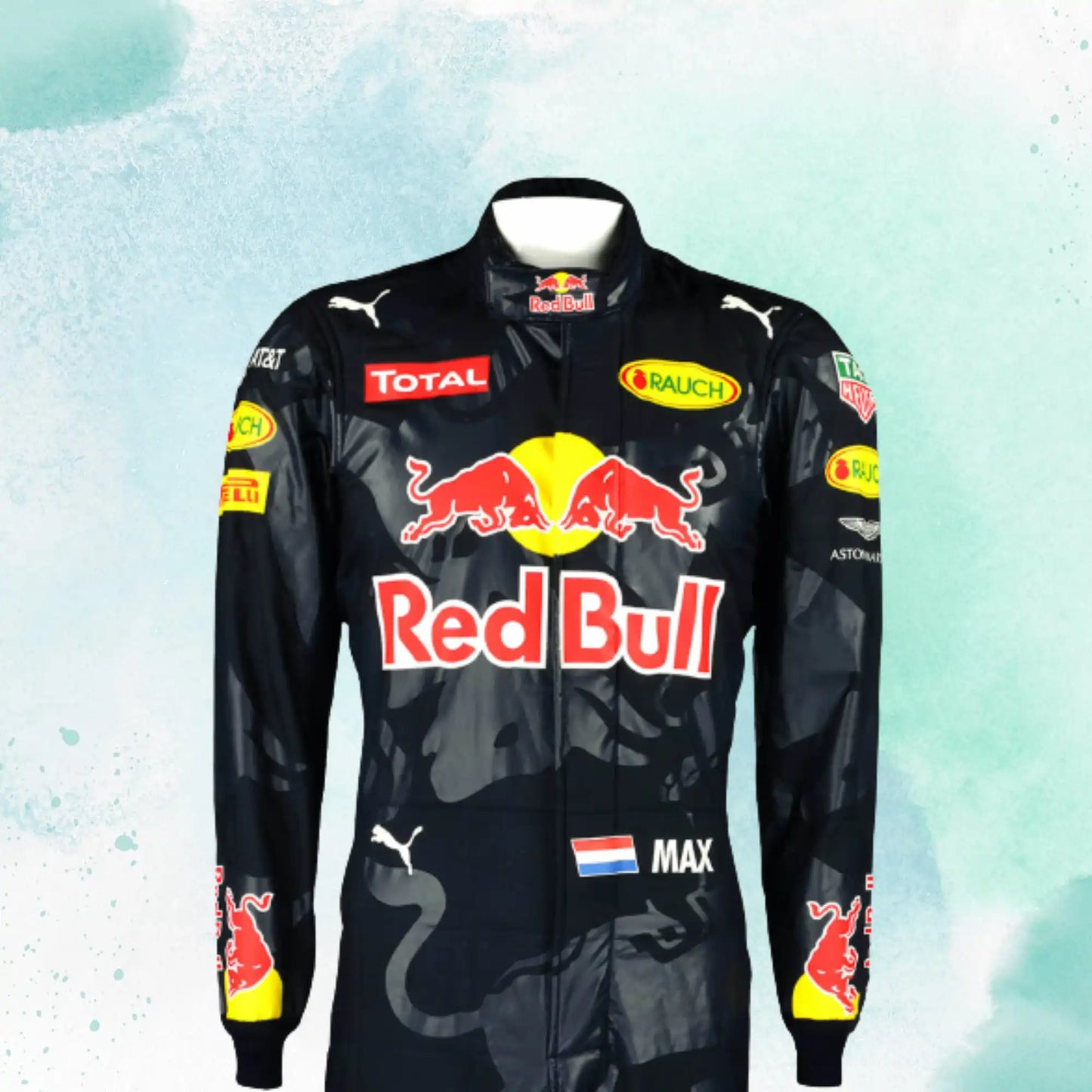 Max Verstappen 2016 F1 Race Red Bull Racing Suit