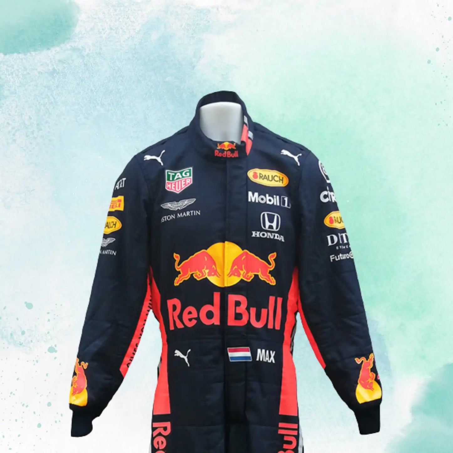 Max Verstappen 2019 Red bull Racing Suit F1 Honda Replica