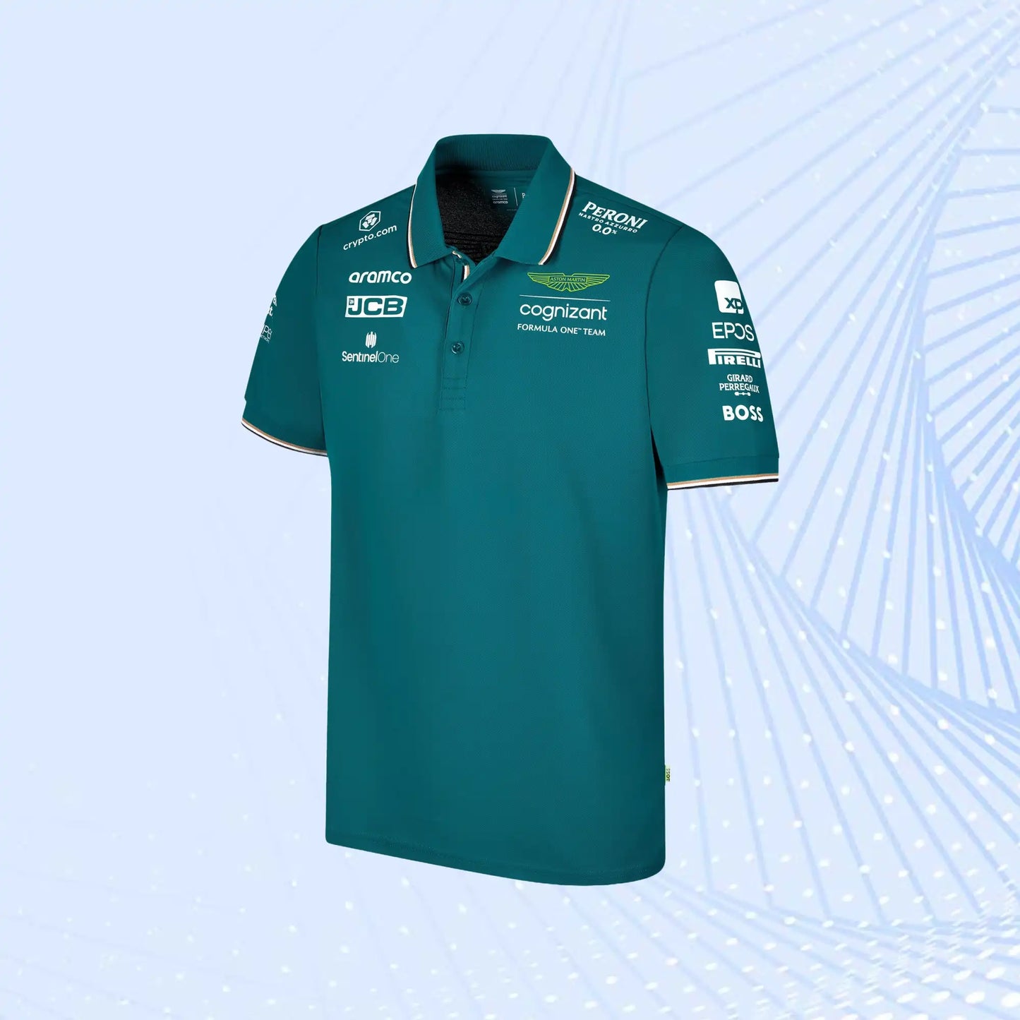 Aston Martin Aramco Cognizant F1 2023 Official Team Polo