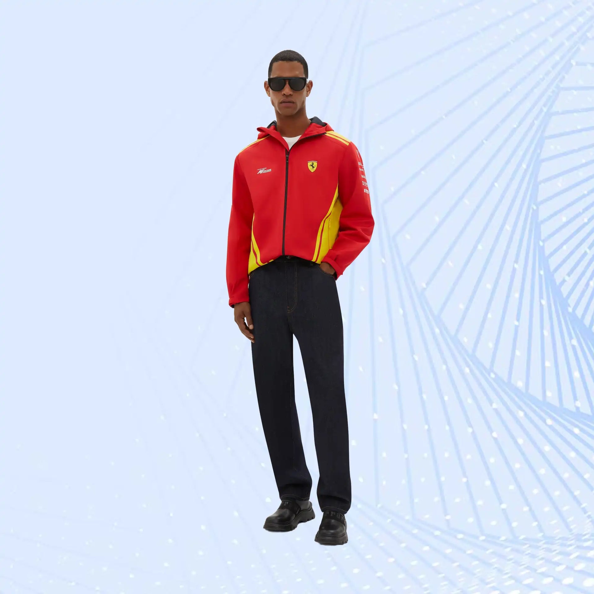 【美品✨極暖 軽量 ダウン80％フェザー20％ M】Ferrari ロゴプリント Yahoo!オークション -「ダウン80フェザー20」(Mサイズ) (ダウン