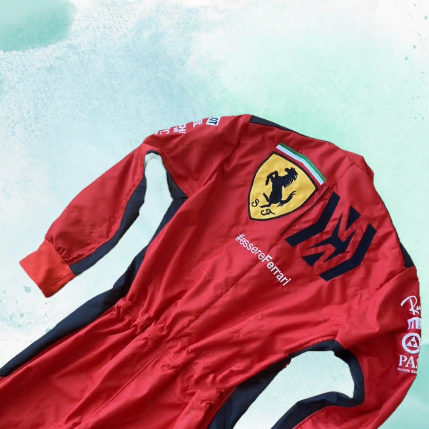 Charles Leclerc 2020 F1 Ferrari Mission Winnow Replica Embroidery Replica Race Suit