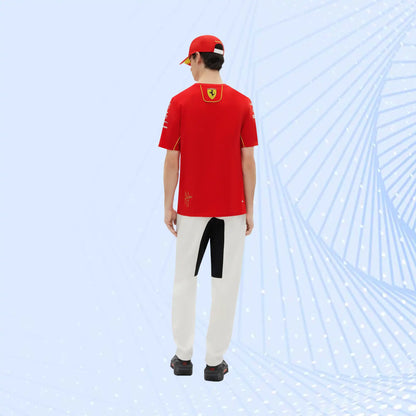 2024 Scuderia Ferrari Team Replica Carlos Sainz T-shirt