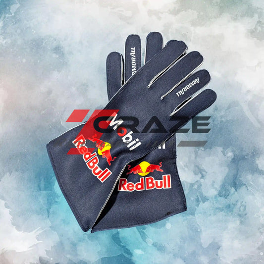 2026 Max Verstappen Red Bull F1 Gloves / New Max Verstappen Formula One Replica Racing Gloves