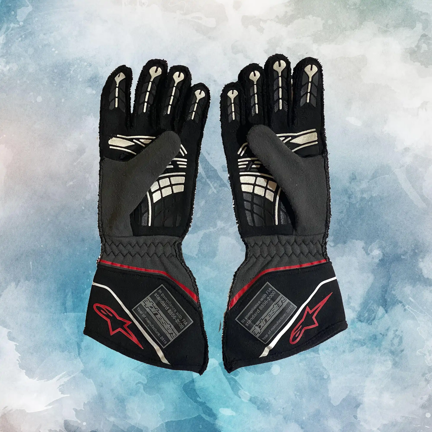 2018 Conor Daly Race AlpineStars NASCAR Gloves / AlpineStars Replica Race Gloves