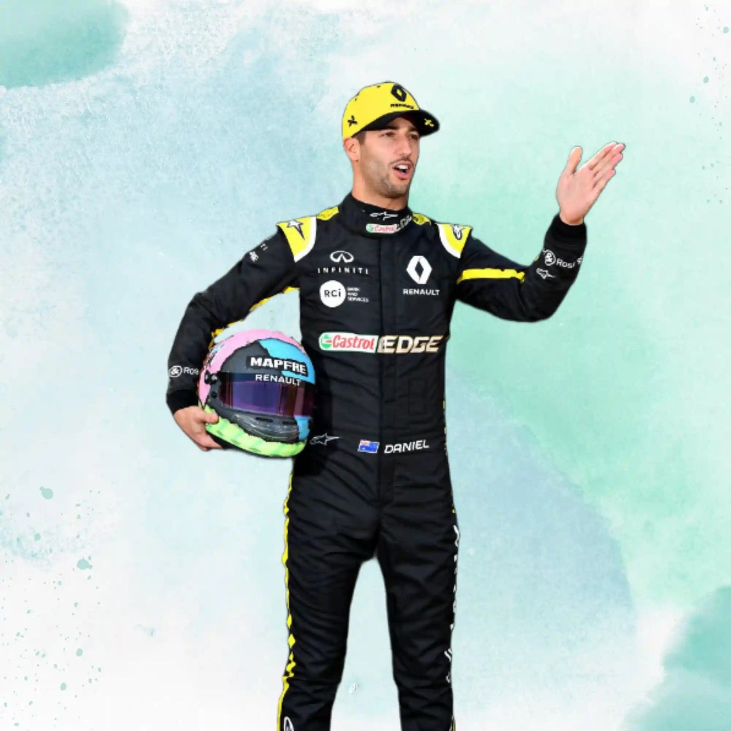 Daniel Ricciardo Renault 2019 F1 Team Replica Racing Suit