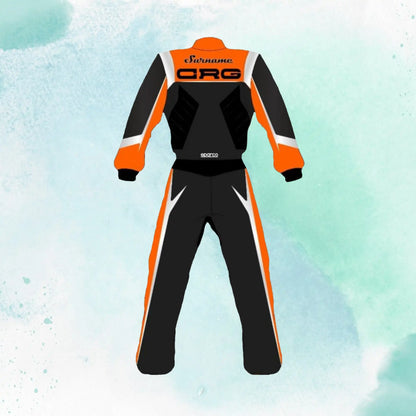 New 2025 CRG Go Karting Overall Sublimation Printed Go Kart Racing Suit