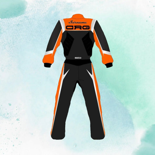 New 2025 CRG Go Karting Overall Sublimation Printed Go Kart Racing Suit