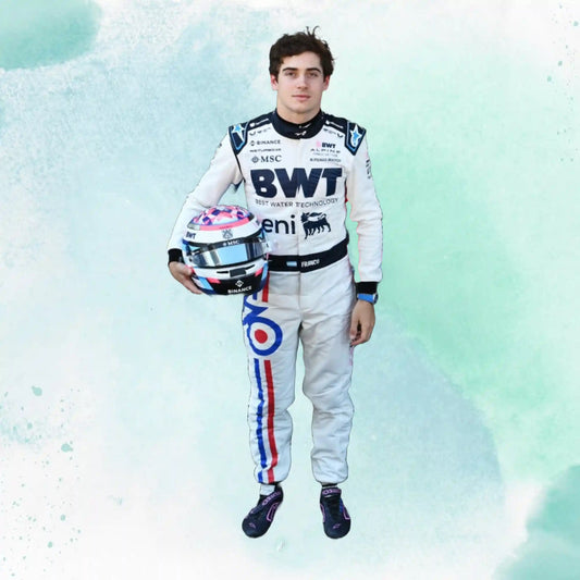 New 2025 Franco Colapinto Spanish GP BWT Alpine F1 Team Replica Racing Suit