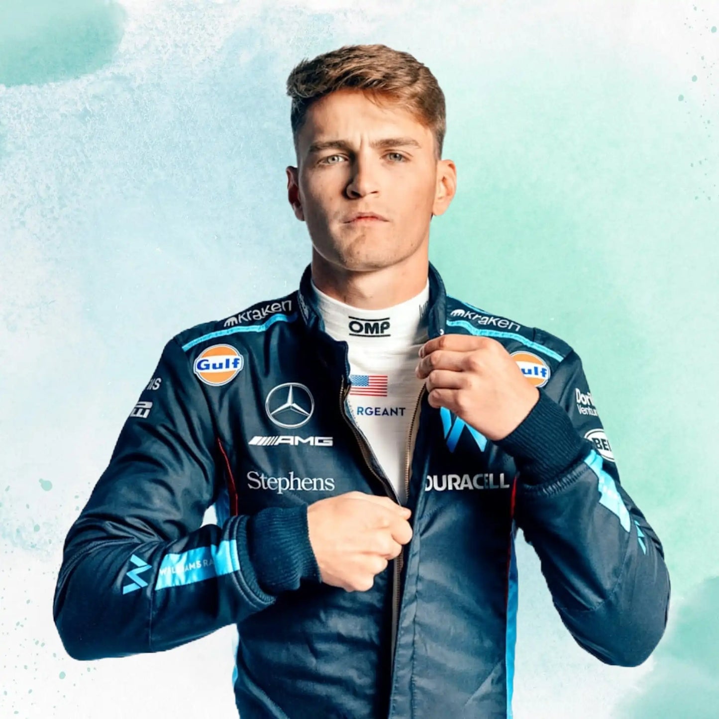 New 2023 Logan Sargeant Replica Race Suit F1 Team Williams Racing