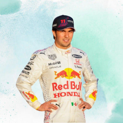 2021 Sergio Perez Turkish GP Red Bull Race Suit Replica