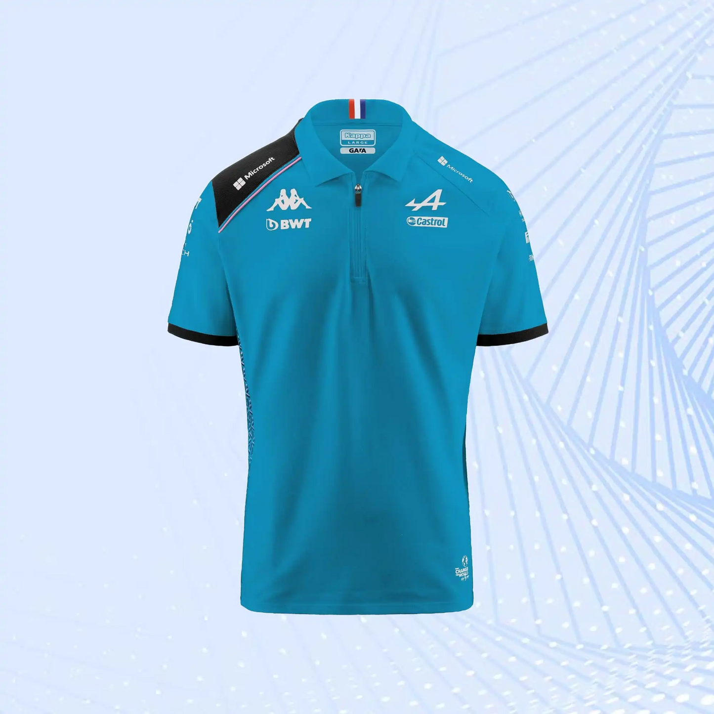 BWT Alpine F1 Team 2023 Polo Shirt - Blue