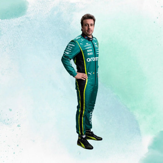 New 2026 Fernando Alonso Aston Martin F1 Team Replica Racing Suit