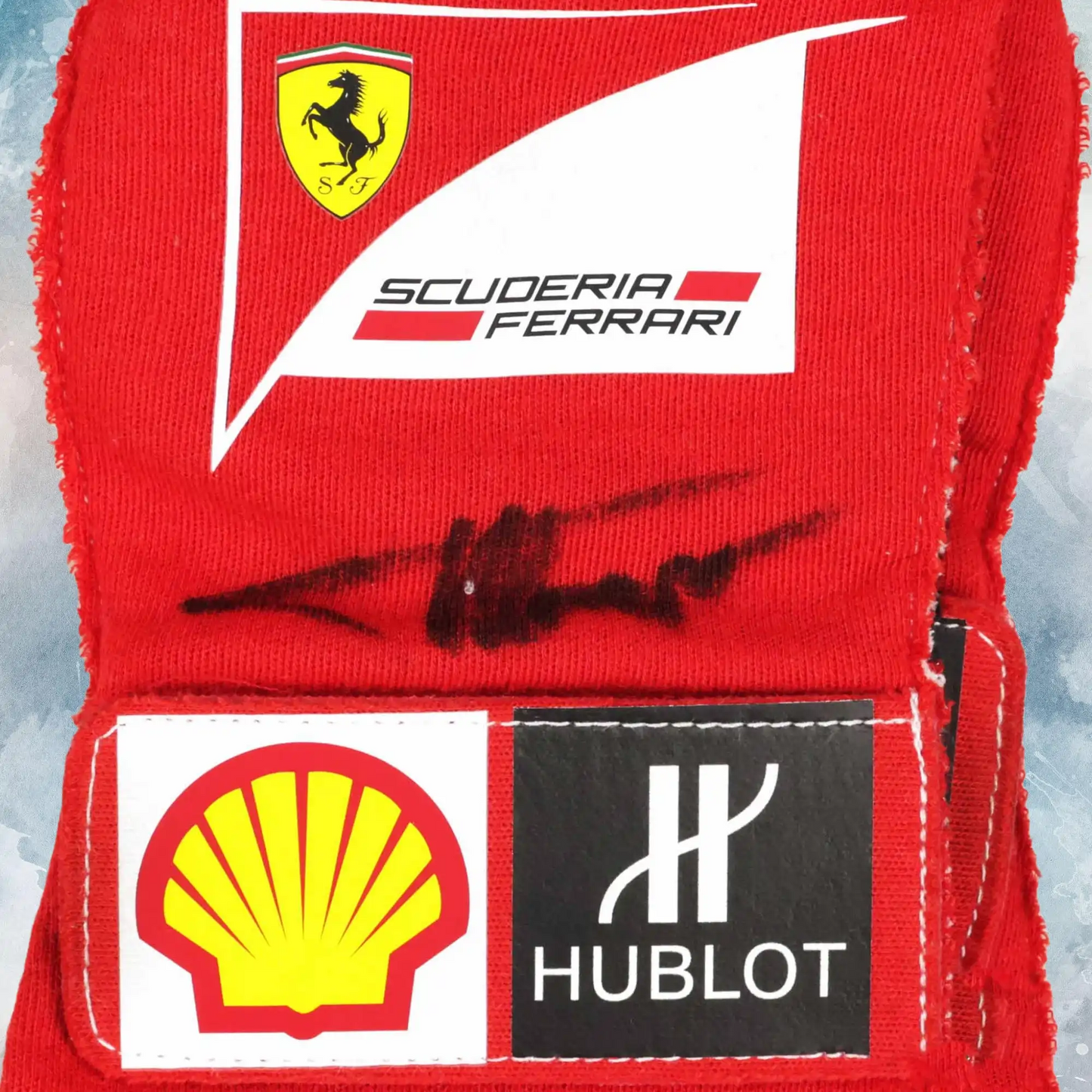 2014 Fernando Alonso Race Scuderia Ferrari F1 Gloves / Fernando Alonso Replica Race Gloves