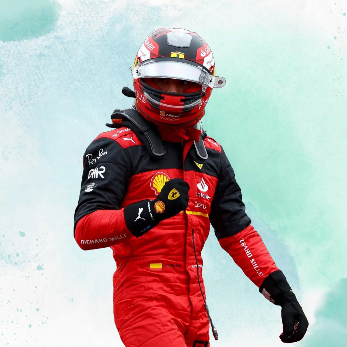 Carlos Sainz Jr 2022 F1 Scuderia Ferrari Replica Racing Suit