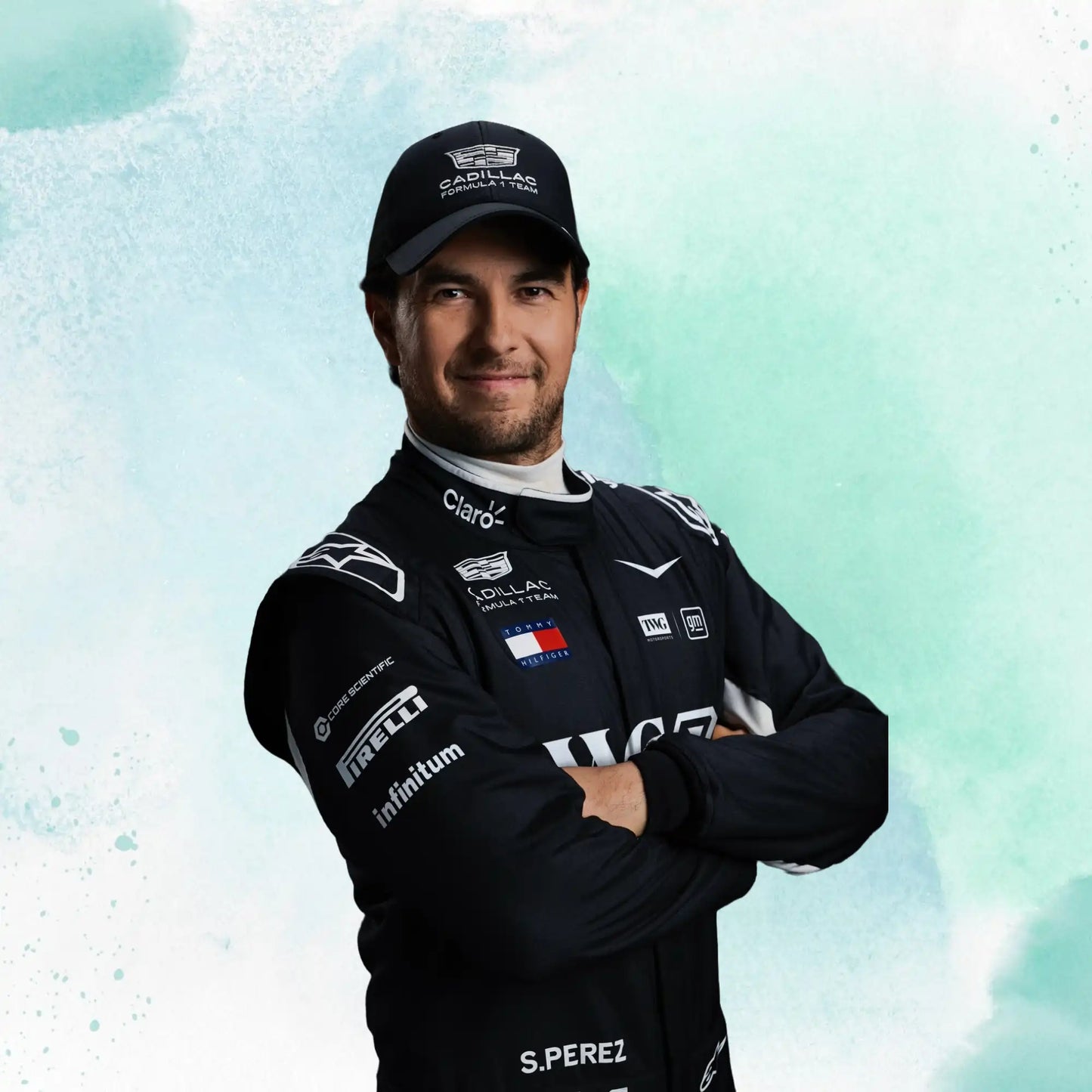 New 2026 Sergio Perez F1 Team Cadillac Formula 1 Team Replica Racing Suit