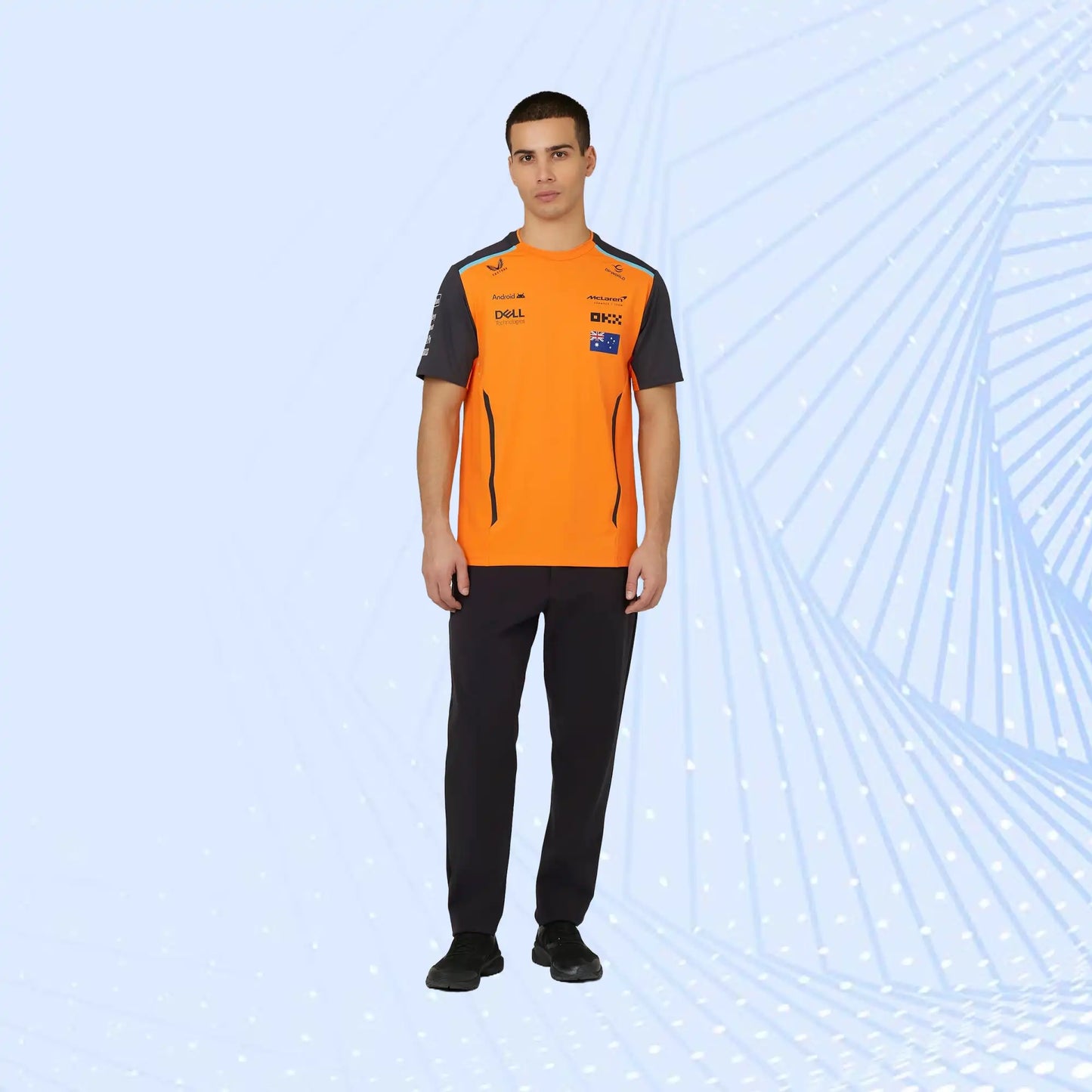 New 2024 Oscar Piastri Teamwear Set Up T-Shirt Formula 1