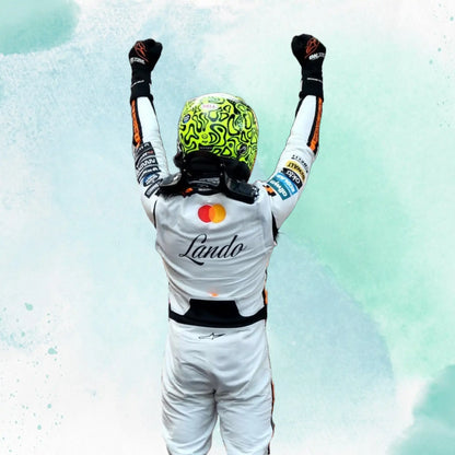 2025 New Lando Norris Monaco Grand Prix McLaren F1 Team Replica Racing Suit