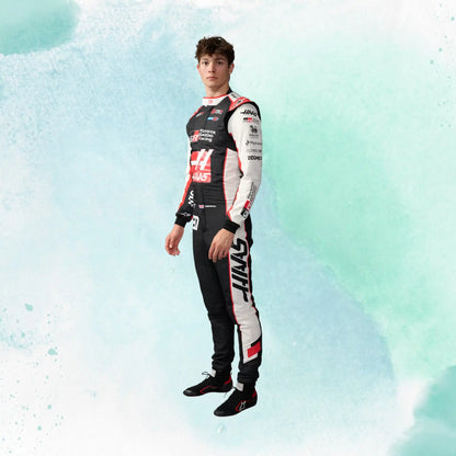 New 2026 Oliver Bearman Formula One MoneyGram Haas F1 Team Replica Racing Suit