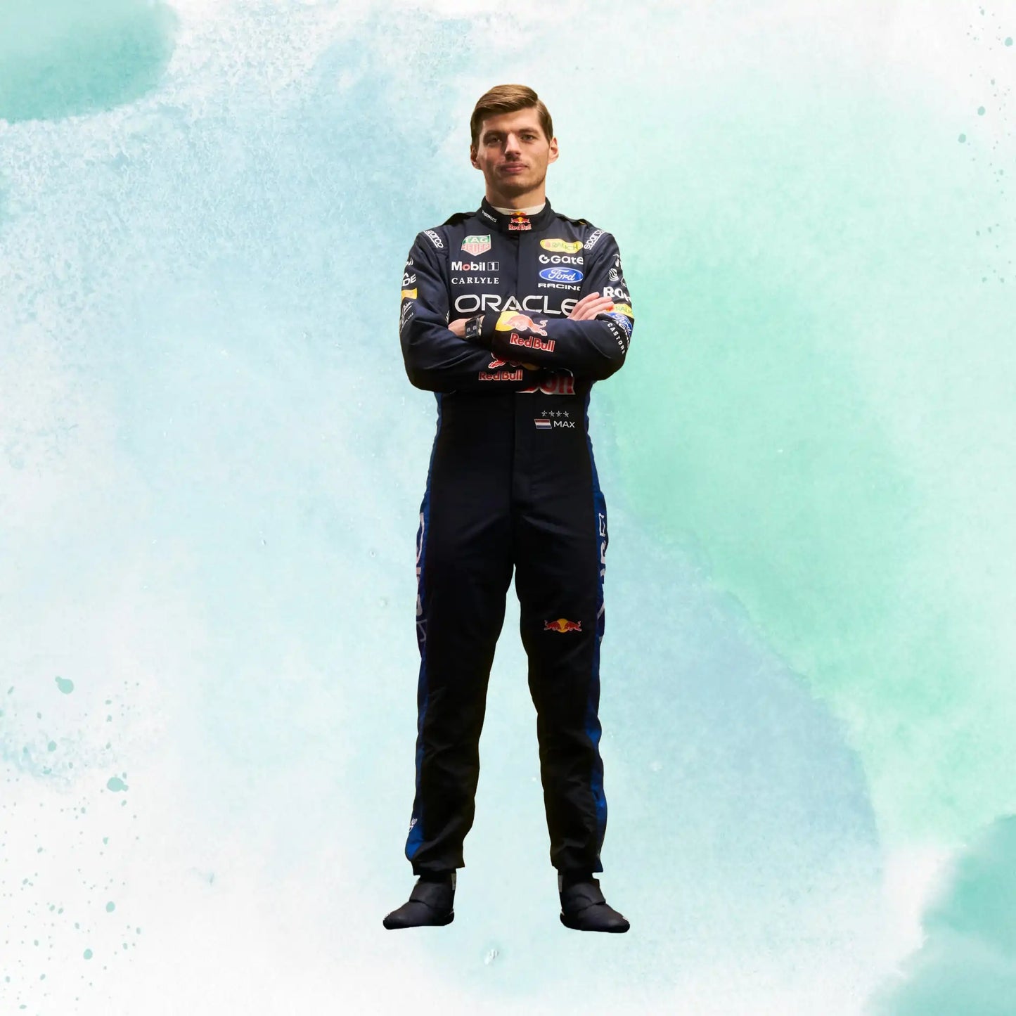 New 2026 Max Verstappen Formula One Red Bull F1 Team Replica Race Suit