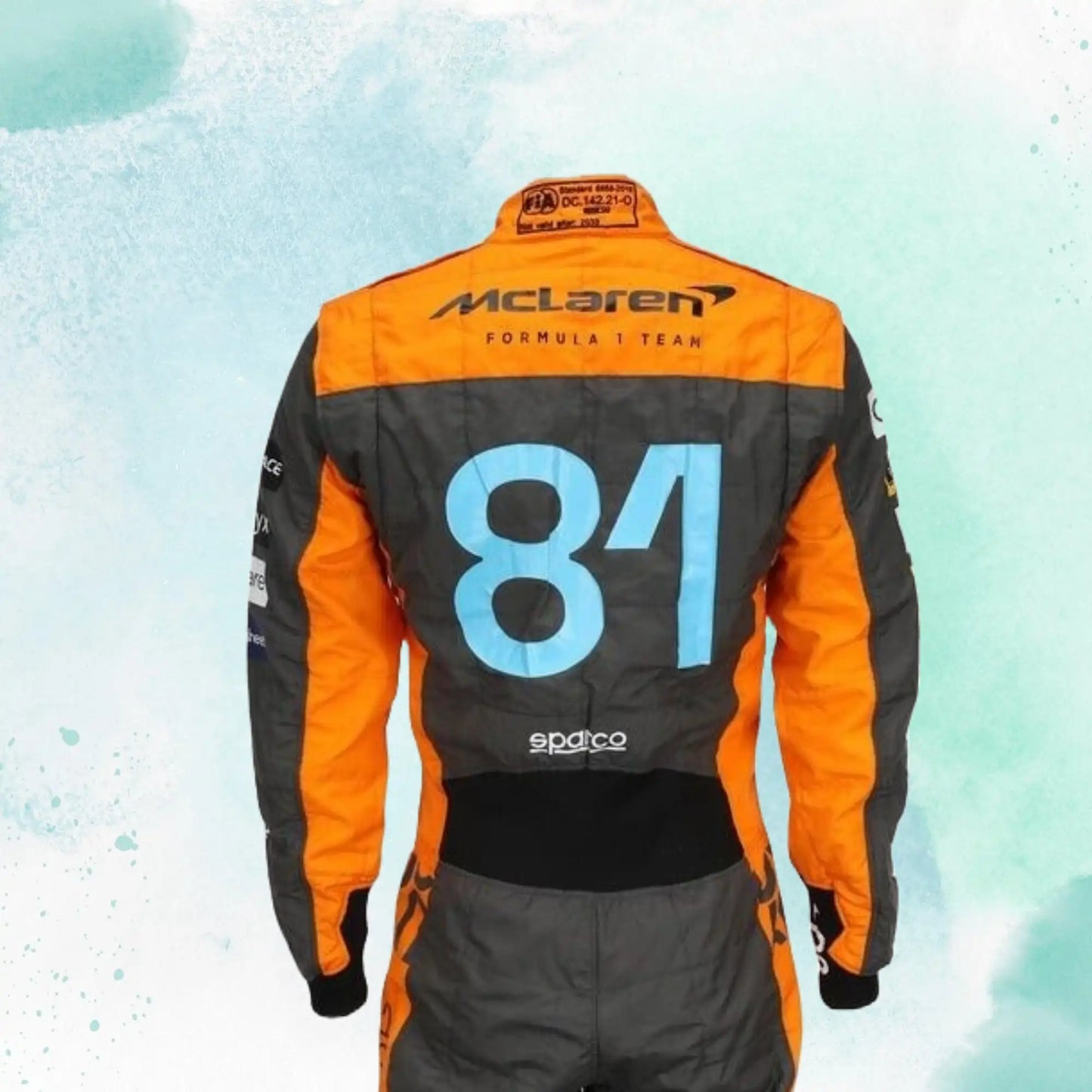 New 2023 Oscar Piastri Replica Race Suit F1 Team McLaren