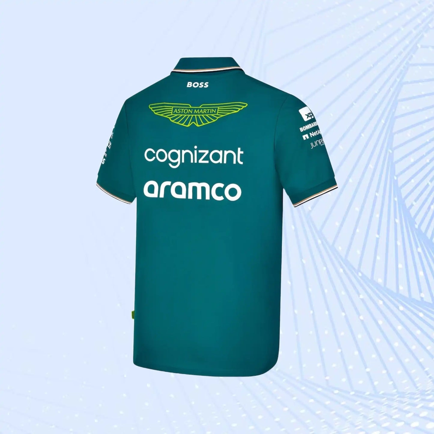 Aston Martin Aramco Cognizant F1 2023 Official Team Polo