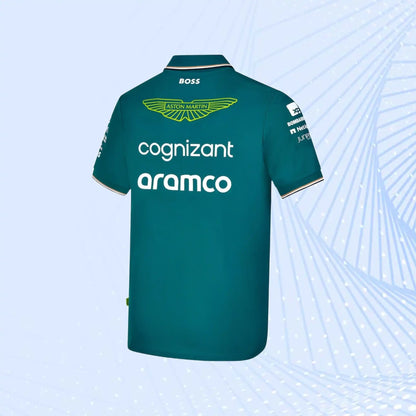 Aston Martin Aramco Cognizant F1 2023 Official Team Polo