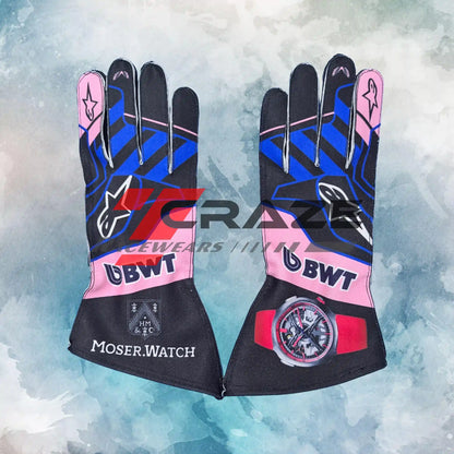 2026 BWT Alpine F1 Team Gloves / New BWT Alpine F1 Gloves Replica Racing Gloves