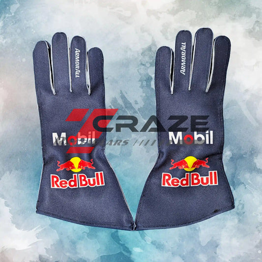 2026 Max Verstappen Red Bull F1 Gloves / New Max Verstappen Formula One Replica Racing Gloves